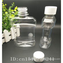 Food grade empty PET clear mouthwash plastic bottle for household usage